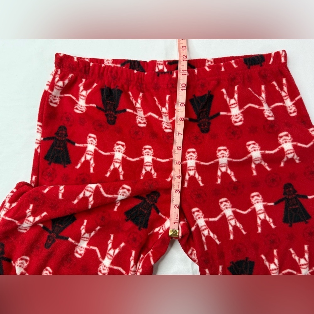 NWT Disney Star Wars Pajama Set Long Sleeve Top Flannel Pants Size Medium - Picture 10 of 11